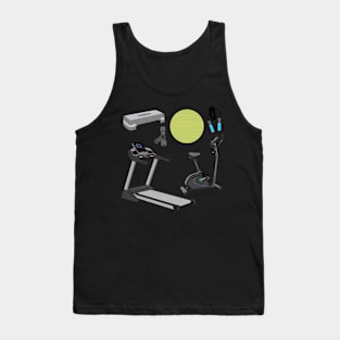 Cardio Accessories Stickers Tank Top